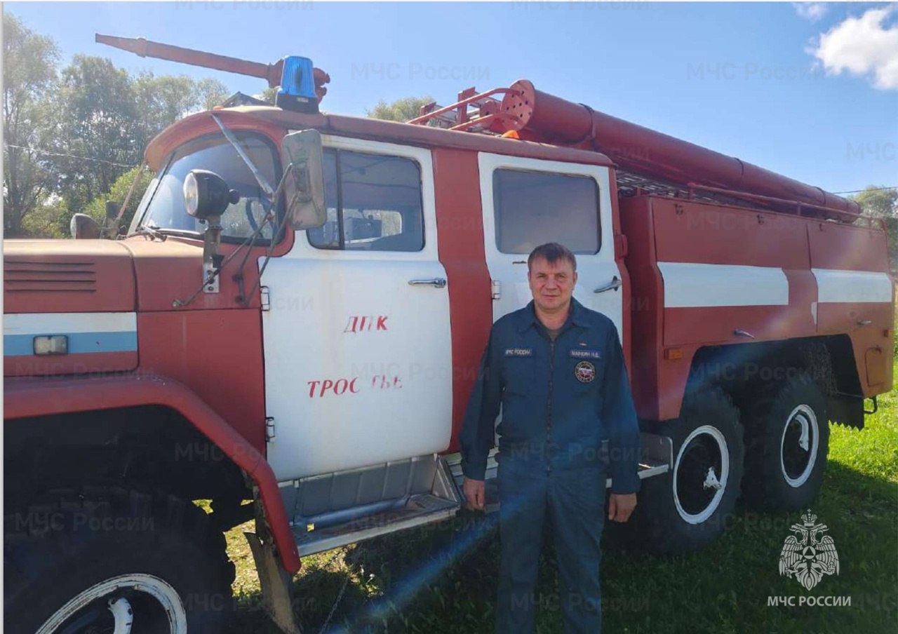 Лучший пожарный в Жуковском районе